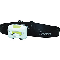 Фонарь налобный Feron TH2300 на батарейках 3*AAA, 3W 1COB  IP44, пластик 41679 Фонарь налобный Feron TH2300 на батарейках 3*AAA, 3W 1COB  IP44, пластик 41679