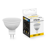 Лампа светодиодная Feron LB-26 MR16 G5.3 7W 175-265V 2700K 25235 Лампа светодиодная Feron LB-26 MR16 G5.3 7W 175-265V 2700K 25235