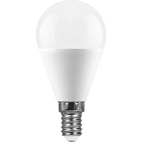 Лампа светодиодная Feron LB-950 Шарик E14 13W 175-265V 2700K 38101 Лампа светодиодная Feron LB-950 Шарик E14 13W 175-265V 2700K 38101