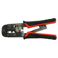 Кримпер STEKKER CTLS007 для обжима RJ разъемов RJ-45 (8P8C), RJ-12 (6P6C) и RJ-11 (6P4C и 6P2C), черный, красный Кримпер STEKKER CTLS007 для обжима RJ разъемов RJ-45 (8P8C), RJ-12 (6P6C) и RJ-11 (6P4C и 6P2C), черный, красный