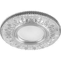 Светильник встраиваемый с белой LED подсветкой Feron CD903 потолочный MR16 G5.3 белый Светильник встраиваемый с белой LED подсветкой Feron CD903 потолочный MR16 G5.3 белый