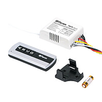 TM78 Выключатель дистанционный 230V 1000W 4-х канальный 30м с пультом управления, черный/серебро TM78 Выключатель дистанционный 230V 1000W 4-х канальный 30м с пультом управления, черный/серебро