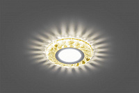 Светильник встраиваемый с белой LED подсветкой Feron CD907 потолочный MR16 G5.3 желтый Светильник встраиваемый с белой LED подсветкой Feron CD907 потолочный MR16 G5.3 желтый