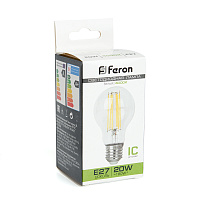 Лампа светодиодная Feron LB-620 Шар E27 20W 175-265V 4000K 38246 Лампа светодиодная Feron LB-620 Шар E27 20W 175-265V 4000K 38246