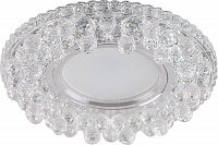Светильник встраиваемый с LED подсветкой Feron CD941 потолочный MR16 G5.3 прозрачный Светильник встраиваемый с LED подсветкой Feron CD941 потолочный MR16 G5.3 прозрачный