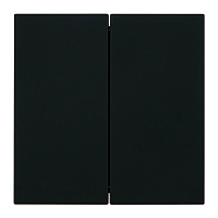 Переключатель 2-клавишный (механизм), STEKKER, 250В, 10А, серия Мия, RSW10-3107-05, черный бархат 50448