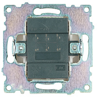 Переключатель 2-клавишный (механизм), STEKKER GLS10-7107-01 , 250V, 10А, серия Катрин, белый 49166 Переключатель 2-клавишный (механизм), STEKKER GLS10-7107-01 , 250V, 10А, серия Катрин, белый 49166