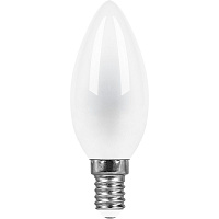 Лампа светодиодная Feron LB-73 Свеча E14 9W 230V 2700K 25955 Лампа светодиодная Feron LB-73 Свеча E14 9W 230V 2700K 25955