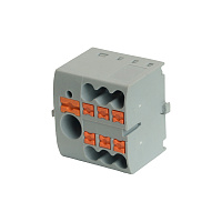 LD580 PTFIX 6-06/25 Зажим блочный PT распред. на 6 точ,сеч 2,5 мм2,690V,41А, интегр.1 точка,серый 49747 LD580 PTFIX 6-06/25 Зажим блочный PT распред. на 6 точ,сеч 2,5 мм2,690V,41А, интегр.1 точка,серый 49747