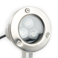 Светодиодный прожектор подводный Feron LL-822, 3W, AC/DC24V, низковольтный, 6400K, металлик, 80*80*130mm, IP68 48455 Светодиодный прожектор подводный Feron LL-822, 3W, AC/DC24V, низковольтный, 6400K, металлик, 80*80*130mm, IP68 48455