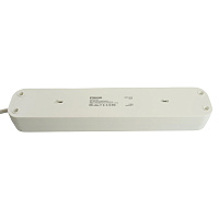 Удлинитель 4-местный с/з с выключ. STEKKER HM071-41-02 3x1мм2, 2м, 250В, 16А, 1USB+2C, 2.4A, сер Home, белый 50139 Удлинитель 4-местный с/з с выключ. STEKKER HM071-41-02 3x1мм2, 2м, 250В, 16А, 1USB+2C, 2.4A, сер Home, белый 50139