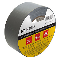 Армированная клейкая лента STEKKER INTP4-01748-40 0,17*48 мм, 40м, на тканевой основе, серый  39142 Армированная клейкая лента STEKKER INTP4-01748-40 0,17*48 мм, 40м, на тканевой основе, серый  39142