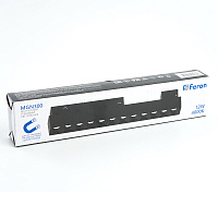 Светильник светодиодный Feron MGN300 трековый низковольтный 12W, 1080 Lm, 4000К, 30 градусов, черный серия LensLine Артикул 41929 Светильник светодиодный Feron MGN300 трековый низковольтный 12W, 1080 Lm, 4000К, 30 градусов, черный серия LensLine Артикул 41929