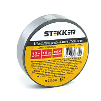 Изоляционная лента STEKKER INTP01315-10 0,13*15 мм. 10 м. серебро 39902 Изоляционная лента STEKKER INTP01315-10 0,13*15 мм. 10 м. серебро 39902