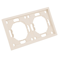 Рамка STEKKER, PFR00-5002-08 2-местная, серия Эмили, кашемир, soft touch 49911