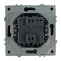 Выключатель 1-кл.самовозвр. (механизм), STEKKER, 250В, 10А, серия Эмили, RSW10-5112-09, антрацит, soft touch 50366