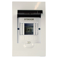 Бокс встраиваемый STEKKER EBX50-4/04-50 4 модуля, пластик, серия ArcaLight 50508