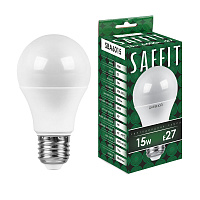 Лампа светодиодная SAFFIT SBA6015 Шар E27 15W 230V 6400K 55012 Лампа светодиодная SAFFIT SBA6015 Шар E27 15W 230V 6400K 55012