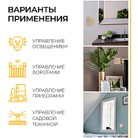 Выключатель беспроводной FERON TM81, 7мВт, IP20, одноклавишный, золото 41725 Выключатель беспроводной FERON TM81, 7мВт, IP20, одноклавишный, золото 41725