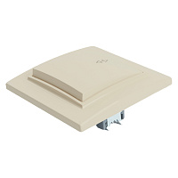 Переключатель 1-клавишный STEKKER  PSW10-9005-02, 250В, 10А, серия Эрна, слоновая кость 39618 Переключатель 1-клавишный STEKKER  PSW10-9005-02, 250В, 10А, серия Эрна, слоновая кость 39618