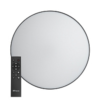 Светодиодный управляемый светильник Feron AL6200 “Simple matte” тарелка 60W 3000К-6500K черный 48066 Светодиодный управляемый светильник Feron AL6200 “Simple matte” тарелка 60W 3000К-6500K черный 48066