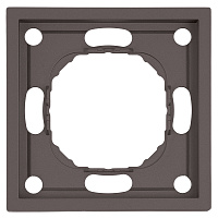 Рамка STEKKER, PFR00-5001-09 1-местная, серия Эмили, антрацит, soft touch 49936