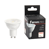 Лампа светодиодная Feron.PRO LB-1607 GU10 7W 175-265V 2700K 38176 Лампа светодиодная Feron.PRO LB-1607 GU10 7W 175-265V 2700K 38176