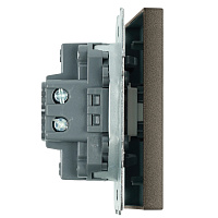 Переключатель перекрестный 1-клавишный (механизм), STEKKER, 250В, 10А, серия Эмили, RSW10-5110-09, антрацит, soft touch 49923