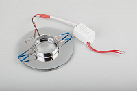 Светильник встраиваемый с белой LED подсветкой Feron CD970 потолочный MR16 G5.3 прозрачный Светильник встраиваемый с белой LED подсветкой Feron CD970 потолочный MR16 G5.3 прозрачный