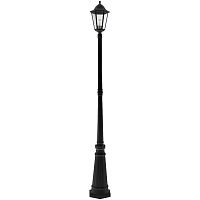 Светильник садово-парковый Feron 6211/PL6211 столб 100W E27 230V, черный 11205 Светильник садово-парковый Feron 6211/PL6211 столб 100W E27 230V, черный 11205