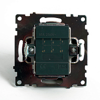 Переключатель 2-клавишный (механизм), STEKKER GLS10-7107-05, 250V, 10А, серия Катрин, черный 49167 Переключатель 2-клавишный (механизм), STEKKER GLS10-7107-05, 250V, 10А, серия Катрин, черный 49167