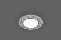 Светильник встраиваемый с белой LED подсветкой Feron CD4023 потолочный GX53 без лампы прозрачный 29476 Светильник встраиваемый с белой LED подсветкой Feron CD4023 потолочный GX53 без лампы прозрачный 29476