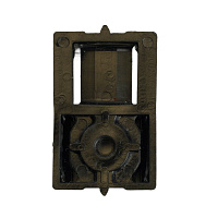 Площадка под стяжку для прямого монтажа STEKKER PMCL3120B 31*20 мм под хомуты черный (100шт в упак) 49065