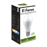 Лампа светодиодная Feron LB-98 Шар E27 20W 175-265V 4000K 25788 Лампа светодиодная Feron LB-98 Шар E27 20W 175-265V 4000K 25788