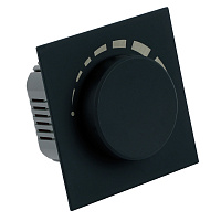 Выключатель диммирующий (механизм), STEKKER, 250В, 1200W, серия Мия, RSW10-3106-05, черный бархат 50568