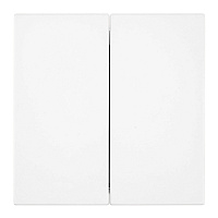 Переключатель 2-клавишный (механизм), STEKKER, 250В, 10А, серия Мия, RSW10-3107-01, белая магнолия 50434