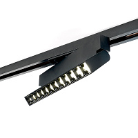 Светильник трековый светодиодный на шинопровод 12W, 1080 Lm, 4000К, 30 градусов, черный, Feron AL139 серия LensFold Артикул 51716