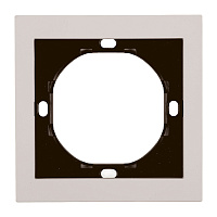 Рамка 1-местная, STEKKER, серия Мия, PFR00-3001-08, пудровый жемчуг 50486
