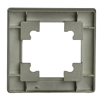 Рамка STEKKER, PFR00-7001-06 1-местная, пластик, серия Катрин,графит 39807 Рамка STEKKER, PFR00-7001-06 1-местная, пластик, серия Катрин,графит 39807