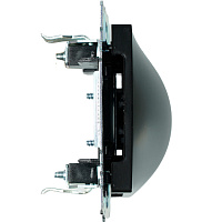 Кабельный вывод (механизм), STEKKER, серия Катрин, черный, GLS00-7116-05  49466 Кабельный вывод (механизм), STEKKER, серия Катрин, черный, GLS00-7116-05  49466