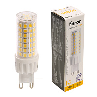 Лампа светодиодная диммируемая Feron LB-438 G9 10W 175-265V 2700K 51741 Лампа светодиодная диммируемая Feron LB-438 G9 10W 175-265V 2700K 51741