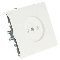 Розетка 1-местная с з/ш, б/з (механизм), СЗК, STEKKER, 250В, 16А, серия Эмили, RST16-5109-01ZK, белый фарфор, soft touch 50234
