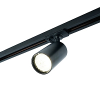 Светильник Feron AL198 трековый однофазный на шинопровод под лампу GU10, черный с антибликовой сеточкой  Артикул 48940