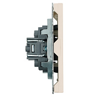 Заглушка (механизм), STEKKER, серия Эмили, RST00-5116-08, кашемир, soft touch 49909