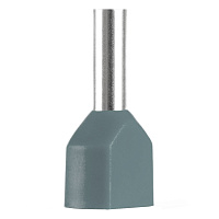 LD406-0508 Наконечник штыревой втулочный изолированный НШВИ(2) 0,5-8 (DIY упаковка 25 шт) 50709