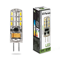 Лампа светодиодная Feron LB-420 G4 2W 12V  4000K 25448 Лампа светодиодная Feron LB-420 G4 2W 12V  4000K 25448