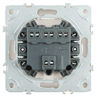 Выключатель 3-клавишный (механизм), STEKKER, 250В, 10А, серия Эмили, RSW10-5108-01, белый фарфор, soft touch 49870