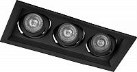 Светильник встраиваемый Feron DLT203 потолочный MR16 G5.3 черный Светильник встраиваемый Feron DLT203 потолочный MR16 G5.3 черный