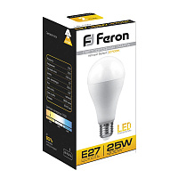 Лампа светодиодная Feron LB-100 Шар E27 25W 175-265V 2700K 25790 Лампа светодиодная Feron LB-100 Шар E27 25W 175-265V 2700K 25790
