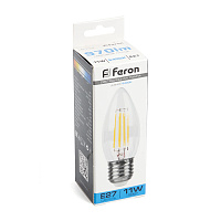 Лампа светодиодная Feron LB-713 Свеча E27 11W 230V 6400K 38274 Лампа светодиодная Feron LB-713 Свеча E27 11W 230V 6400K 38274